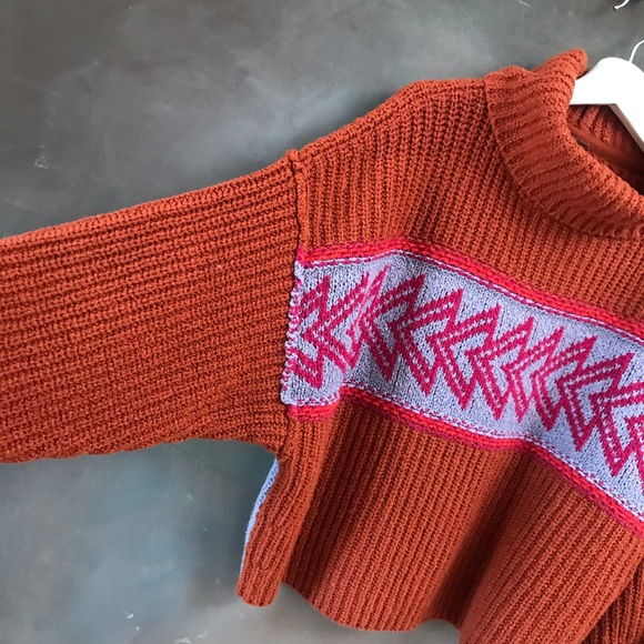 Free People Greater Than Sweater ColorBlock - Picture 8 of 14